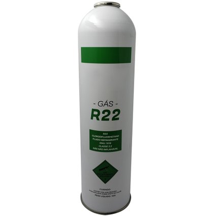 Gás Refrigerante R22 1Kg com Válvula